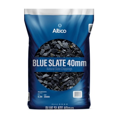 Blue Slate 40mm 25kg Bag (approx)